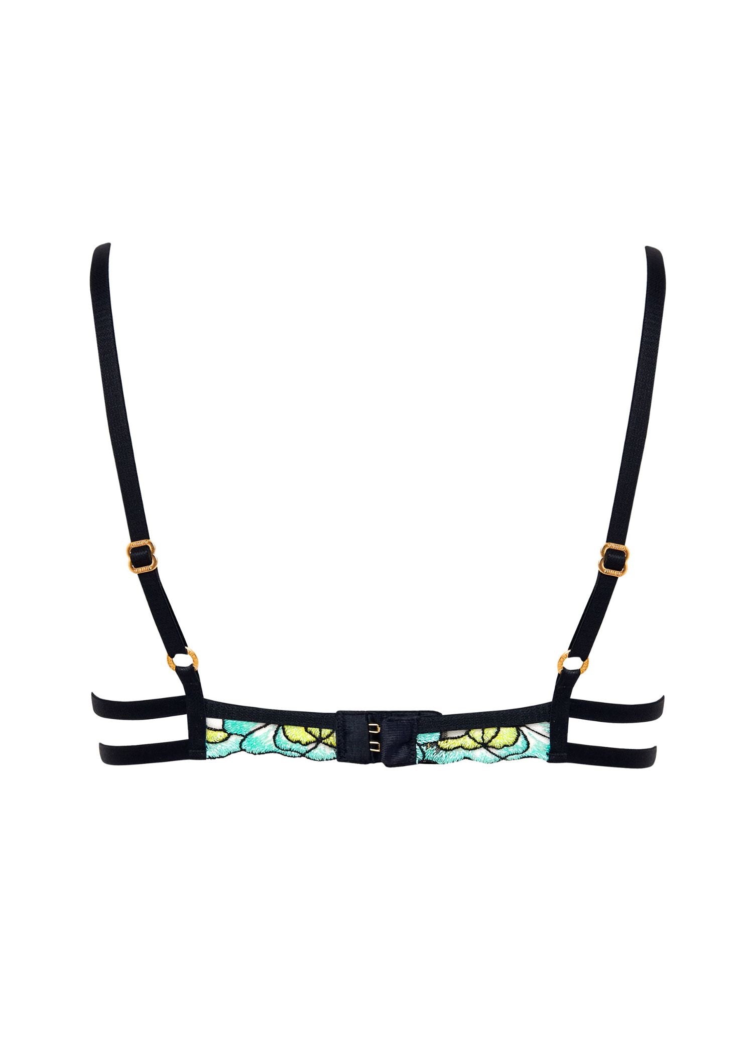 Bluebella SERENA Wired Bra (Mint/Lemon/Black) | Avec Amour Sexy Lingerie