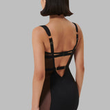 Bluebella Lara Wired Short Chemise (Black) | Avec Amour Lingerie