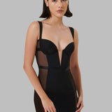 Bluebella Lara Wired Short Chemise (Black) | Avec Amour Lingerie