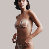 Pearl Thong (Pearl/Gold)