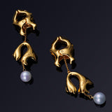 Moist Eyes Pearl Nipple Clamps