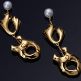 Moist Eyes Pearl Nipple Clamps