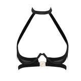 BLUEBELLA - Thalia Open Wired Bra (Black) | Avec Amour Lingerie