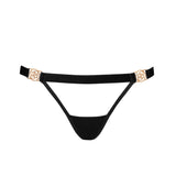 BLUEBELLA - Thalia Open Brief (Black) | Avec Amour Lingerie