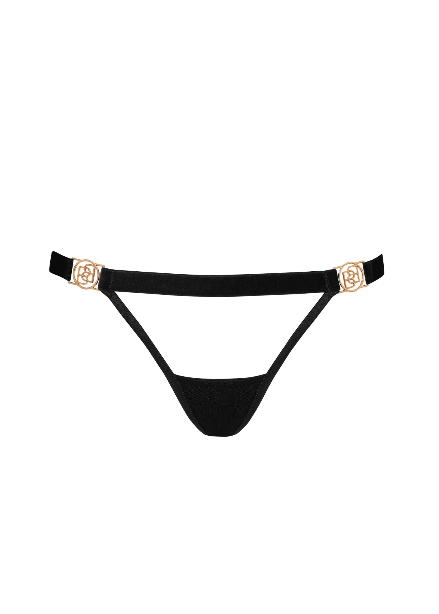 BLUEBELLA - Thalia Open Brief (Black) | Avec Amour Lingerie
