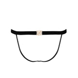 BLUEBELLA - Thalia Open Brief (Black) | Avec Amour Lingerie