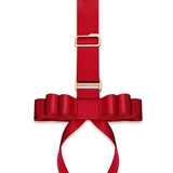 Bowknot Over-the-door Hand Restraint Gear (Red) | Avec Amour Lingerie