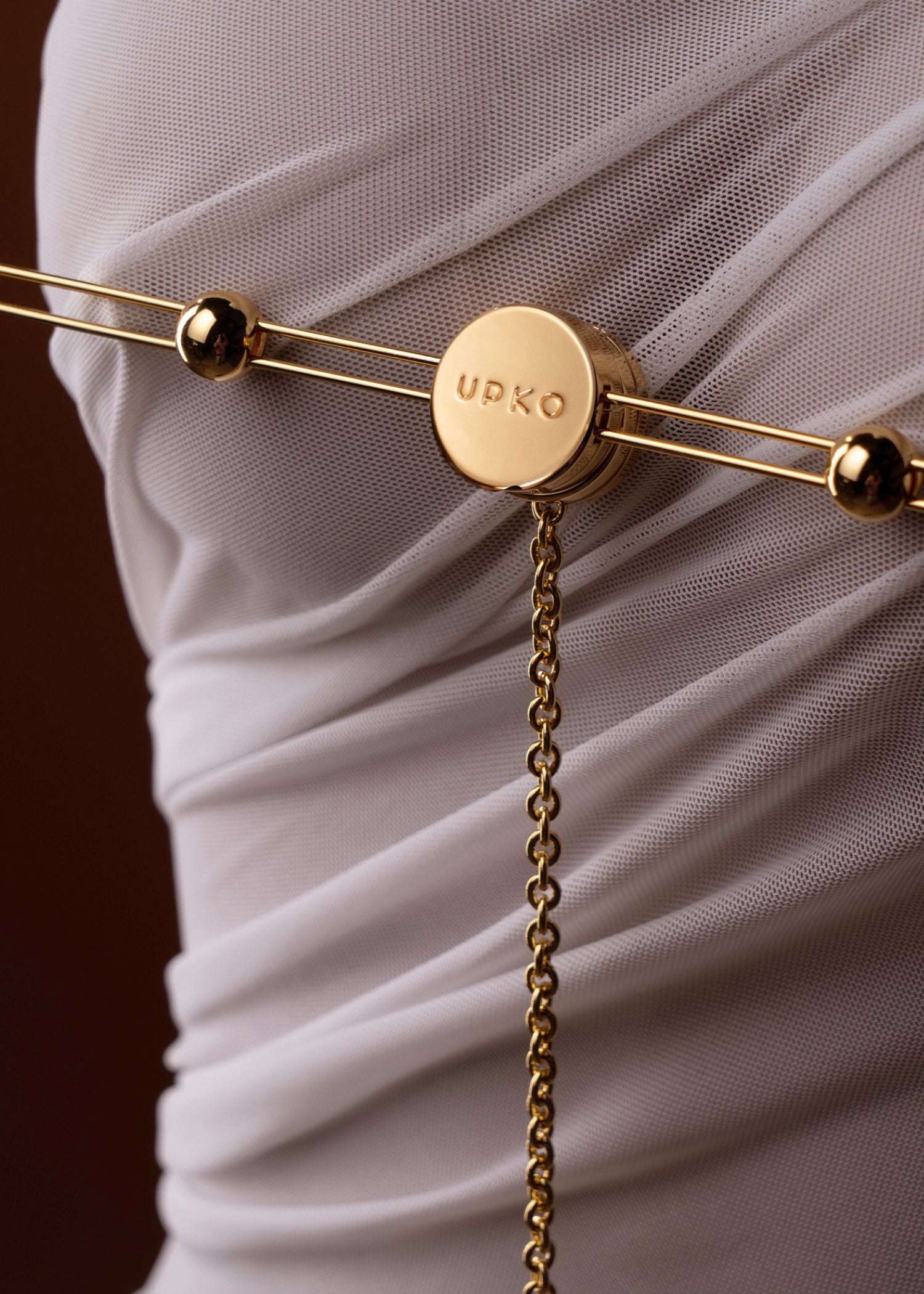 UPKO Double Bar Nipple Clamps & Clitoral Accessories Set (Gold) | Avec Amour Lingerie