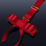Bowknot Over-the-door Hand Restraint Gear (Red) | Avec Amour Lingerie