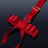 Bowknot Over-the-door Hand Restraint Gear (Red) | Avec Amour Lingerie