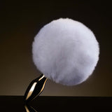 Rabbit Fur Bunny Tail Small Butt Plug