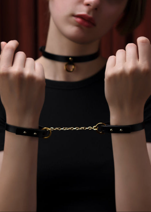UPKO Leather Thin Bracelets, Cuffs, Restraints | Avec Amour Lingerie