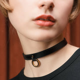Leather Thin Choker