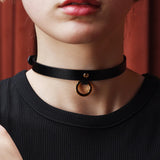Leather Thin Choker
