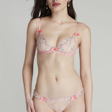 Agent Provocateur Adelie Bra (Baby Pink / Hot Pink) | Avec Amour Luxury Lingerie