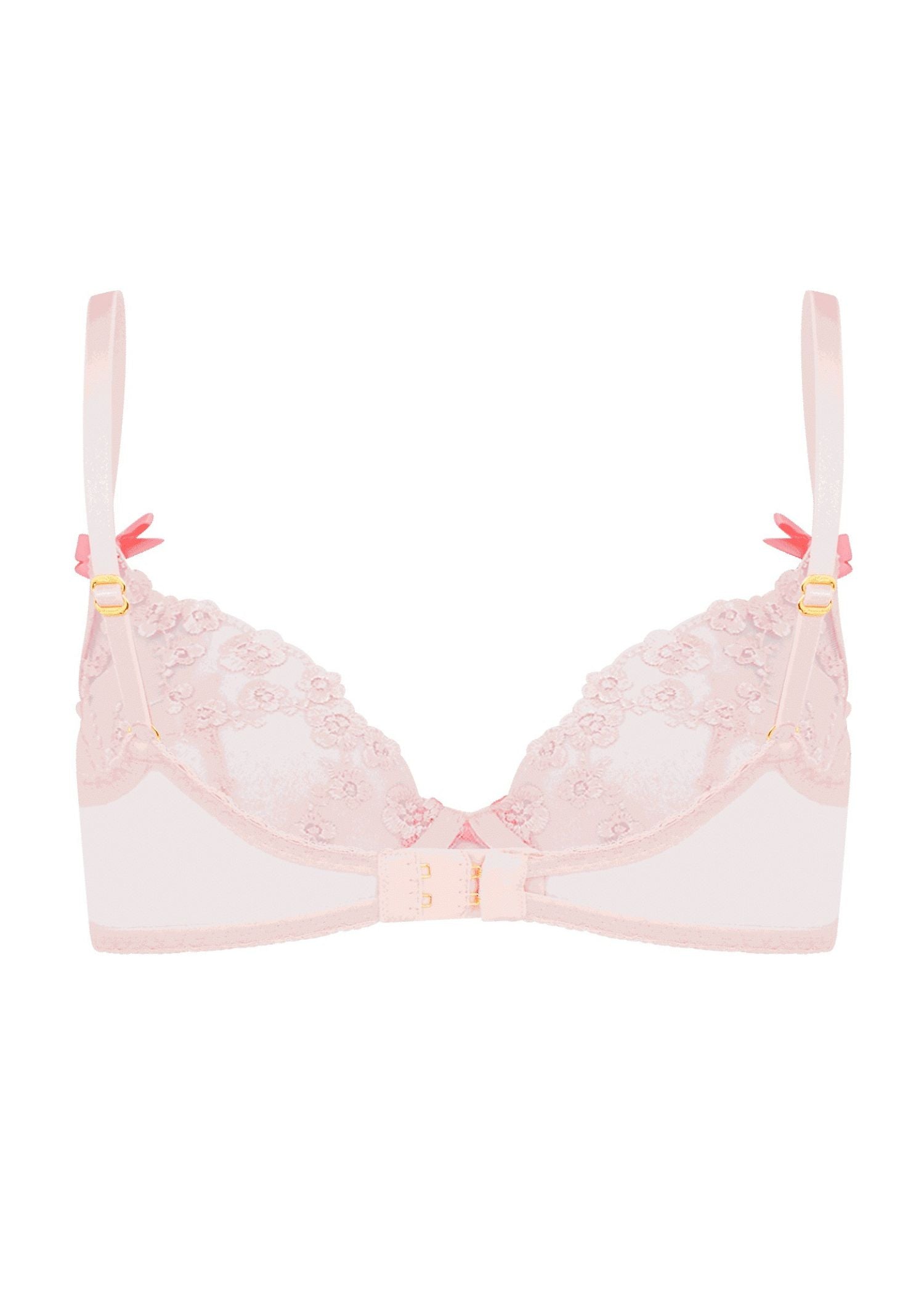 Agent Provocateur Adelie Bra (Baby Pink / Hot Pink) | Avec Amour Luxury Lingerie