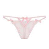 Agent Provocateur Adelie Thong (Baby Pink / Hot Pink) | Avec Amour Luxury Lingerie