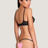 Agent Provocateur Alyss Knicker Trixie (Black) | Avec Amour Luxury Lingerie
