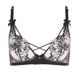 Agent Provocateur Kalia Plunge Bra (Black) | Avec Amour Luxury Lingerie