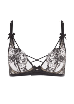 Agent Provocateur Kalia Plunge Bra (Black) | Avec Amour Luxury Lingerie