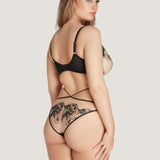 Agent Provocateur Kalia Plunge Bra (Black) | Avec Amour Luxury Lingerie