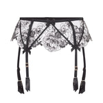 Agent Provocateur - Kalia Suspender Belt (Black) | Avec Amour Luxury Lingerie