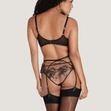 Agent Provocateur - Kalia Suspender Belt (Black) | Avec Amour Luxury Lingerie
