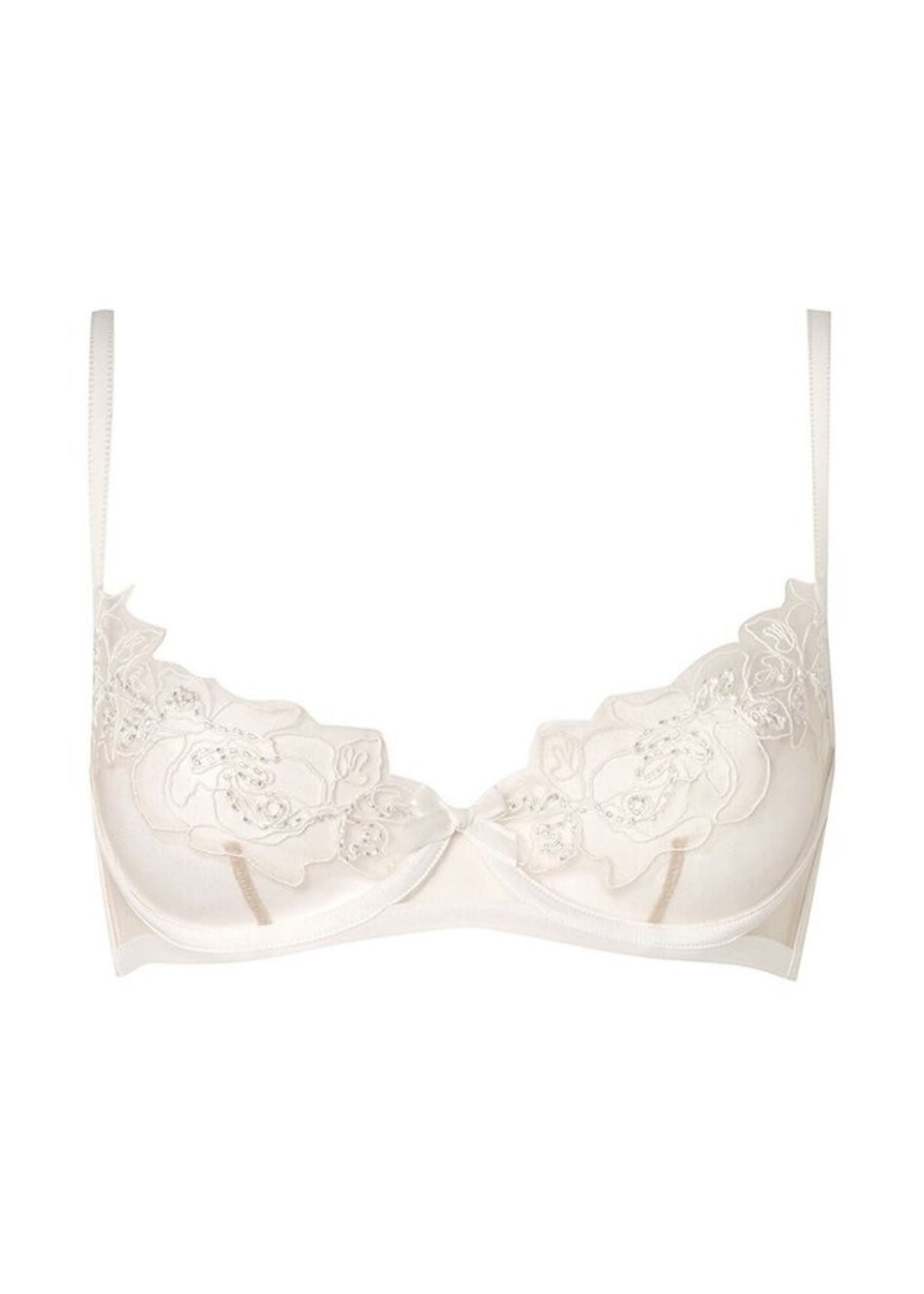 Agent Provocateur Lindie Underwired Bra (Sand/Ivory) | Avec Amour Luxury Lingerie