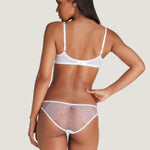 Agent Provocateur - Lorna Full Brief (White/Pink) | Avec Amour Luxury Lingerie