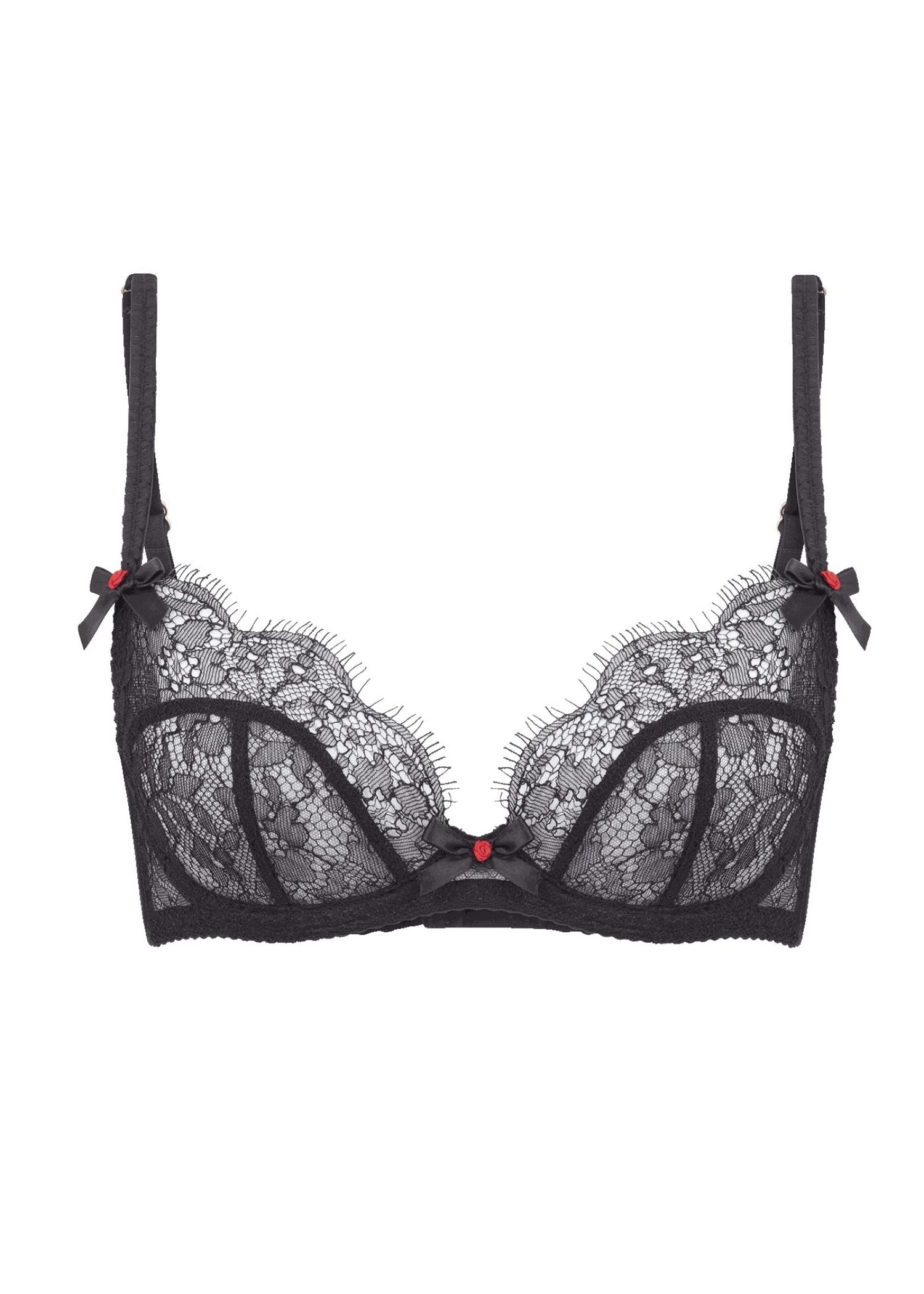 Agent Provocateur Lorna Lace Bra (Black) | Avec Amour Luxury Lingerie