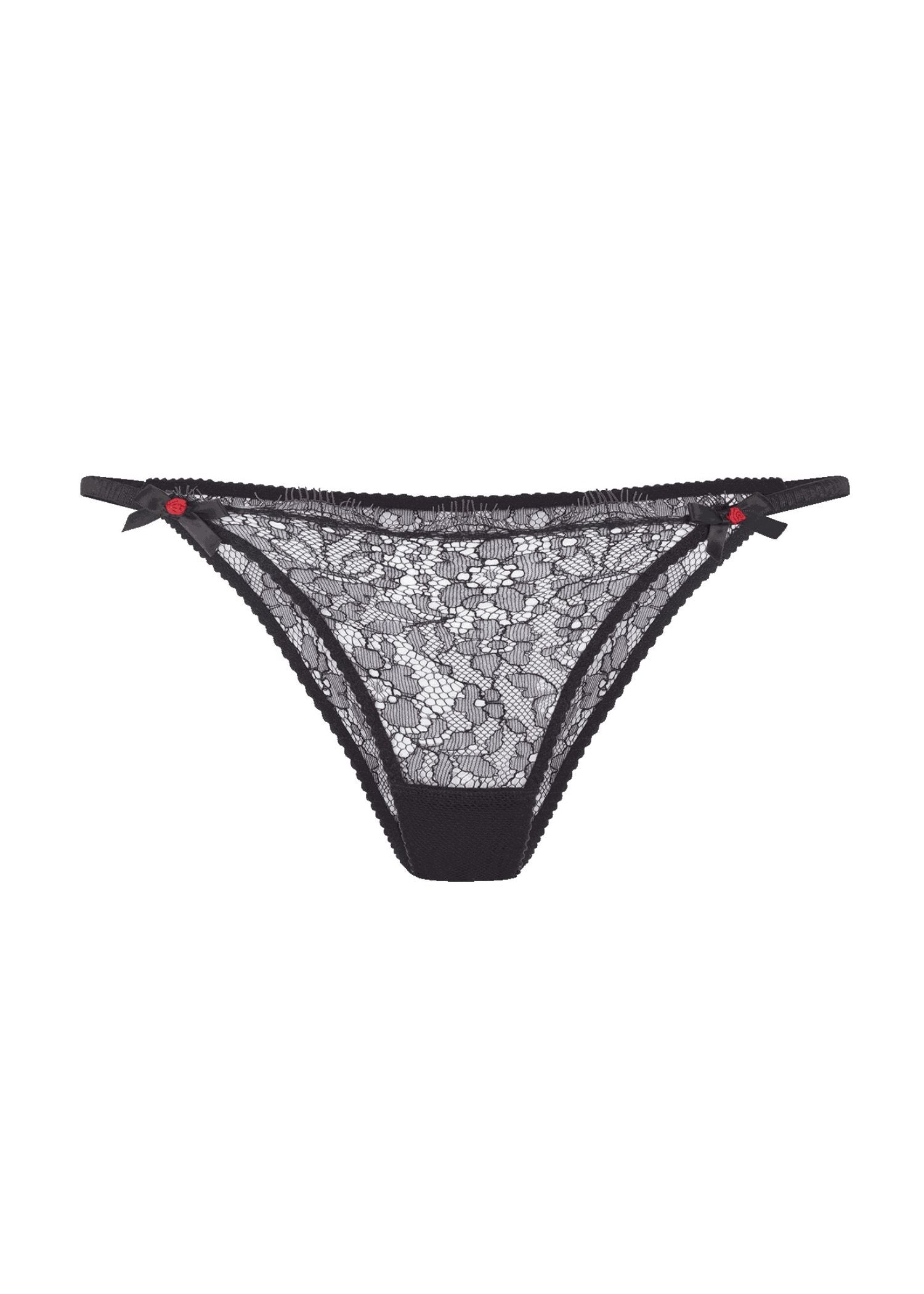 Agent Provocateur Lorna Lace Brief (Black) | Avec Amour Luxury Lingerie