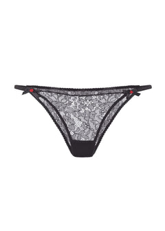 Agent Provocateur Lorna Lace Brief (Black) | Avec Amour Luxury Lingerie