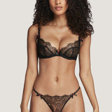 Agent Provocateur Lorna Lace Brief (Black) | Avec Amour Luxury Lingerie