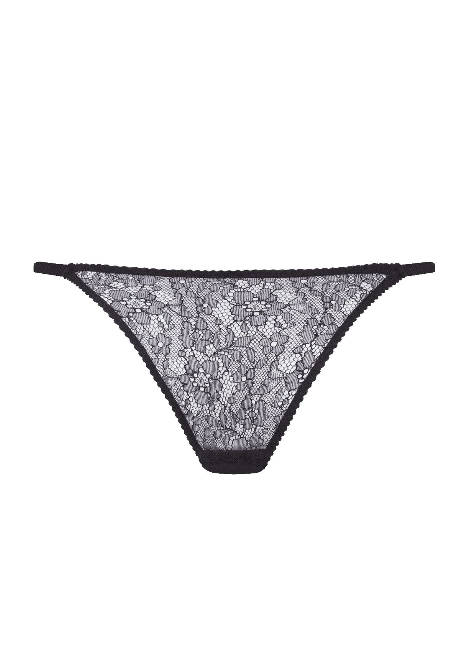 Agent Provocateur Lorna Lace Brief (Black) | Avec Amour Luxury Lingerie
