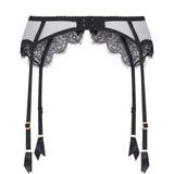 Agent Provocateur Lorna Lace Suspender (Black) | Avec Amour Luxury Lingerie