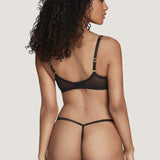 Agent Provocateur Lorna Lace Thong (Black) | Avec Amour Luxury Lingerie
