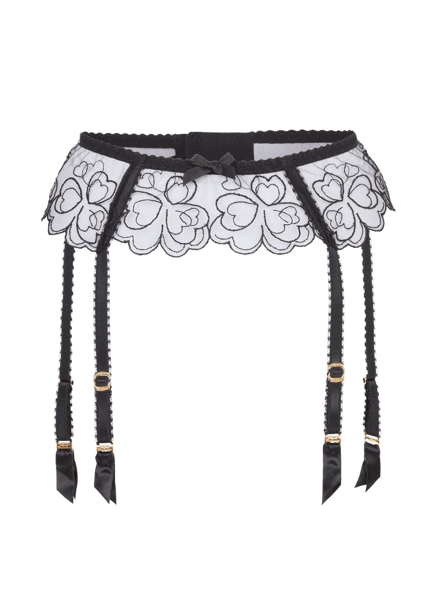 Agent Provocateur - Maysie Suspender (Black) | Avec Amour Luxury Lingerie