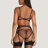 Agent Provocateur - Maysie Suspender (Black) | Avec Amour Luxury Lingerie
