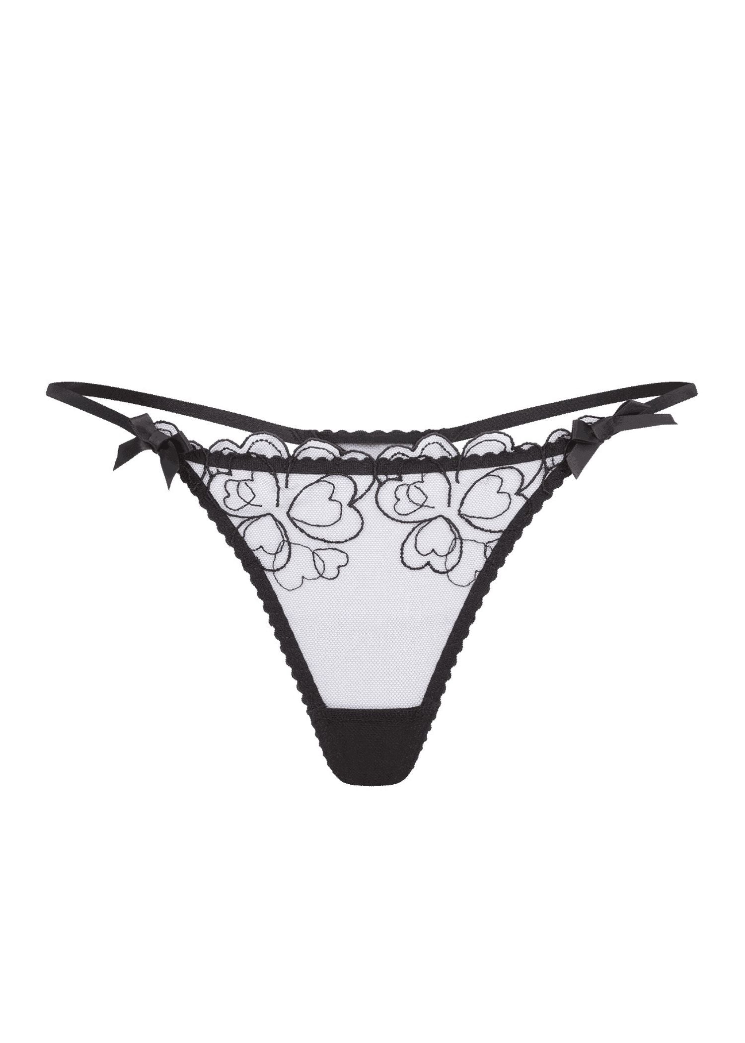 Agent Provocateur - Maysie Thong (Black) | Avec Amour Luxury Lingerie
