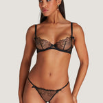 Agent Provocateur - Maysie Thong (Black) | Avec Amour Luxury Lingerie