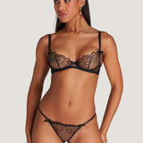 Agent Provocateur - Maysie Thong (Black) | Avec Amour Luxury Lingerie