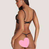 Agent Provocateur - Maysie Thong (Black) | Avec Amour Luxury Lingerie