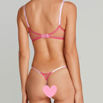 Agent Provocateur Maysie Thong (Fuchsia / Baby Pink) | Avec Amour Luxury Lingerie