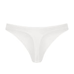 Agent Provocateur Mercy Satin Thong (Ivory) | Avec Amour Luxury Lingerie