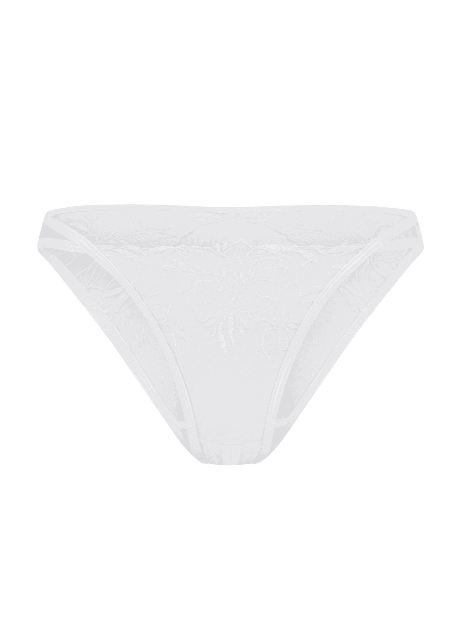 Agent Provocateur Ozella Ouvert Brief (White) | Avec Amour Luxury Lingerie