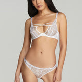 Agent Provocateur Ozella Plunge Bra (White) | Avec Amour Luxury Lingerie