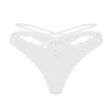 Agent Provocateur Ozella Thong (White) | Avec Amour Luxury Lingerie