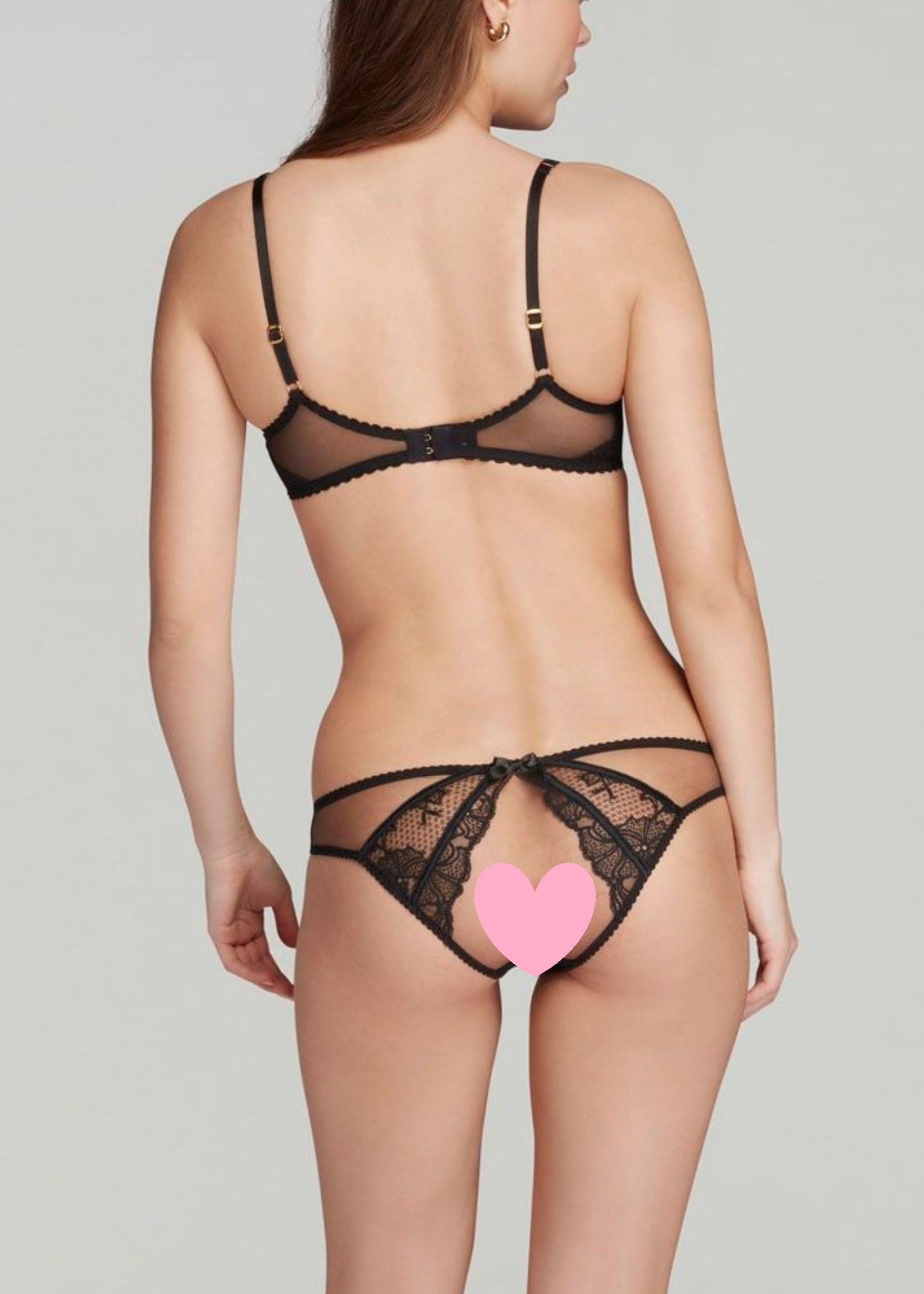 Agent Provocateur Rozlyn Underwired Lace Bra (Black) | Avec Amour Sexy Lingerie