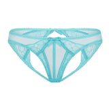 Agent Provocateur Rozlyn Ouvert Panty (Turquoise) | Avec Amour Luxury Lingerie