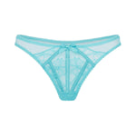 Agent Provocateur Rozlyn Thong (Turquoise) | Avec Amour Luxury Lingerie